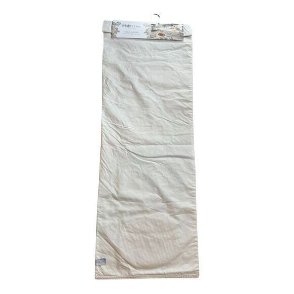 Shabby Chic Table Runner Pumpkins Appliqués & Vines Leaves Cotton 16” x 48” NWT - Picture 8 of 11